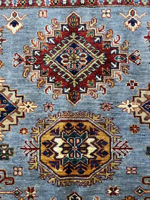 New Blue Afghanistan Kazak 5'-6"x8'