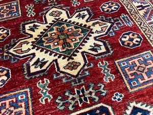 New Red Afghanistan Kazak 3' X 5'
