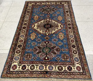 New Blue Afghanistan Kazak 4' X 6'