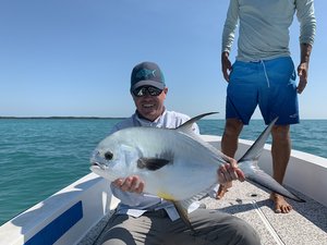 Catching a Big Permit Fish