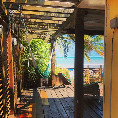 The Iguana House Belize Main House Front Porch