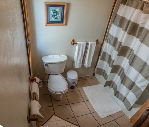 The Iguana House Belize Main House Bathroom