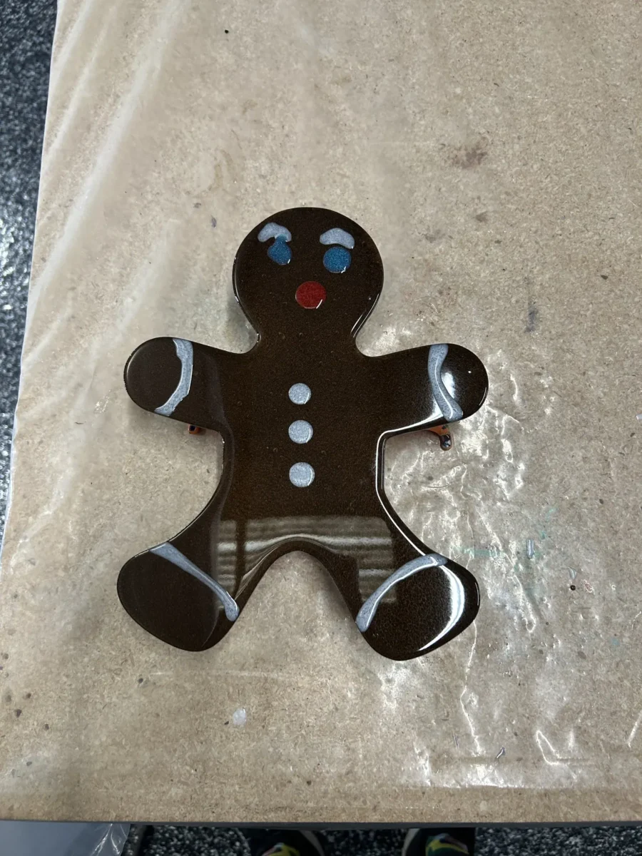 Gingerbread resin ornament