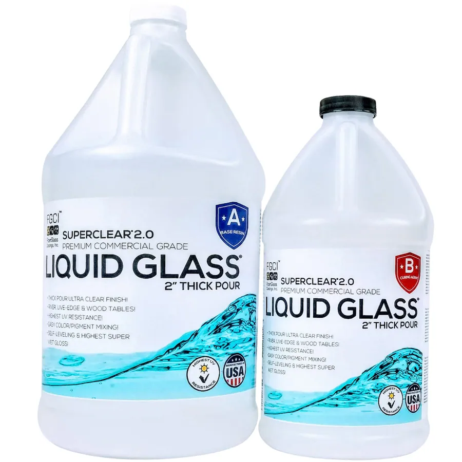 Liquid Glass Deep Pour (2"–4")