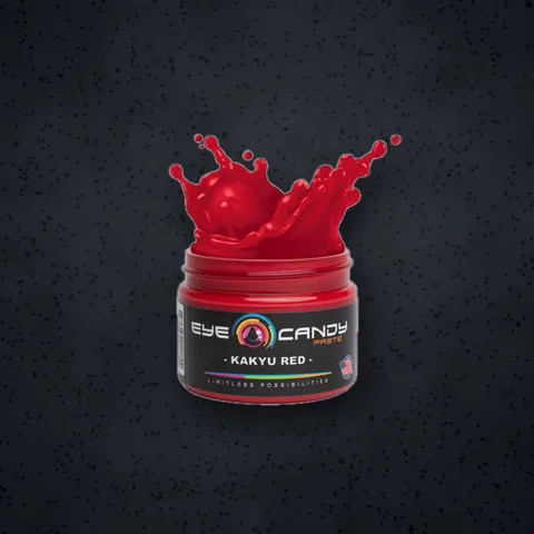 Kakyu Red Pigment Paste in use