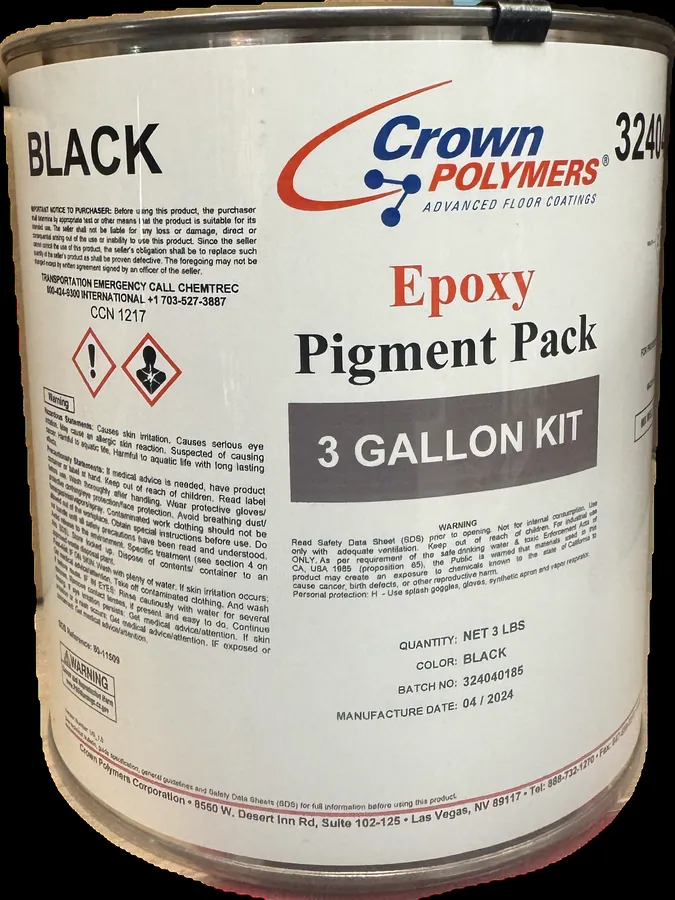 Epoxy Pigment Pack: Black