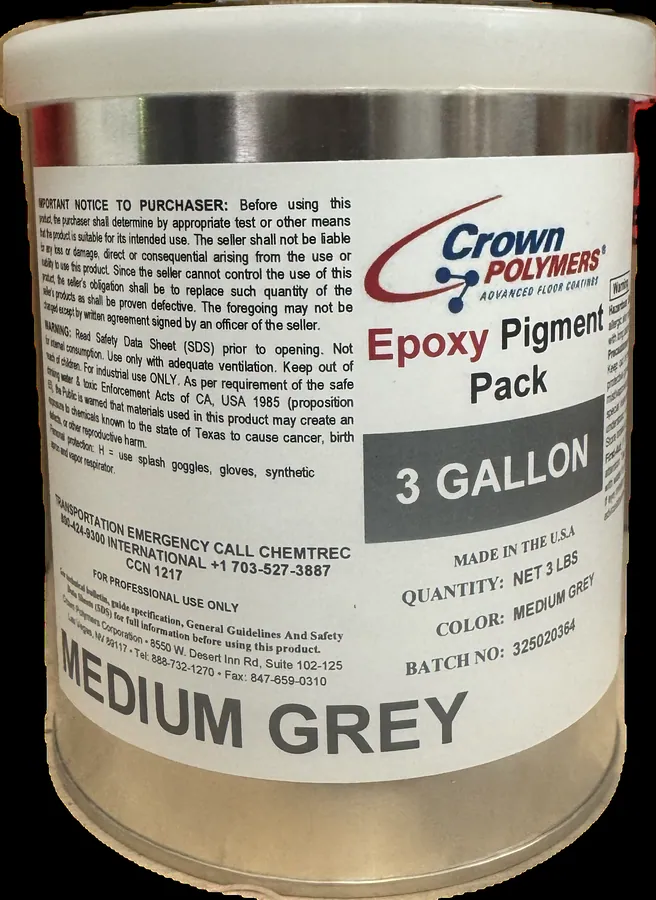 Epoxy Pigment Pack: Medium Grey