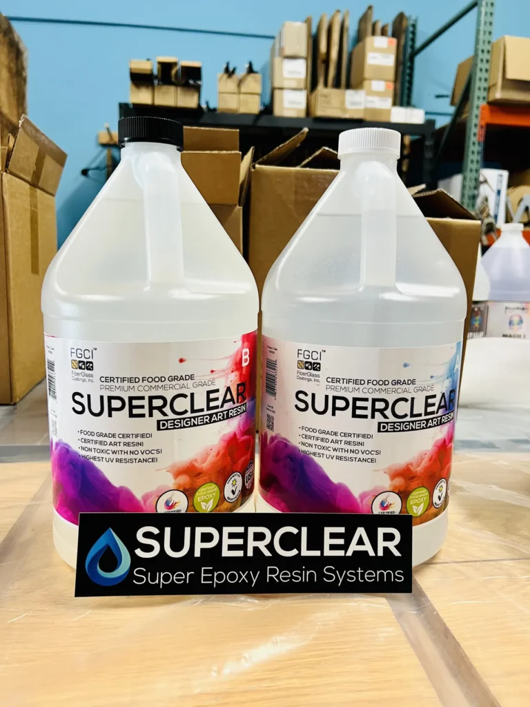 Superclear resin jugs