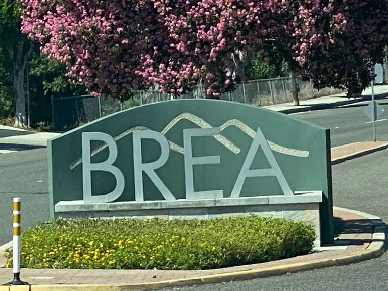 Brea City Sign