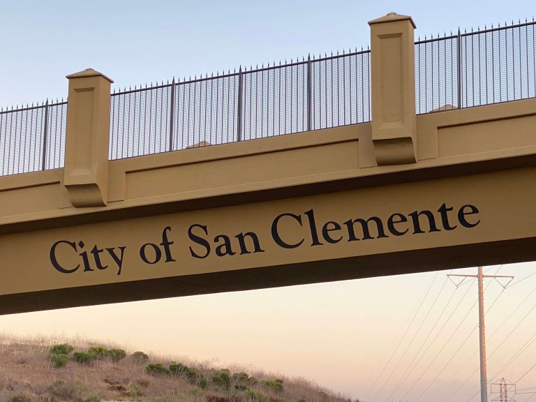 San Clemente City Sign