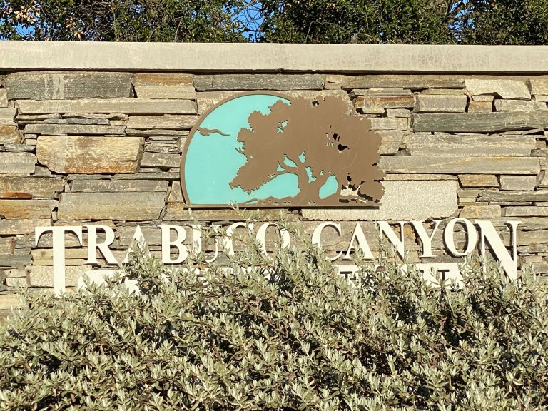 Trabuco Canyon City Sign